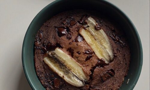 2 Minutes Choconana Mug Cake