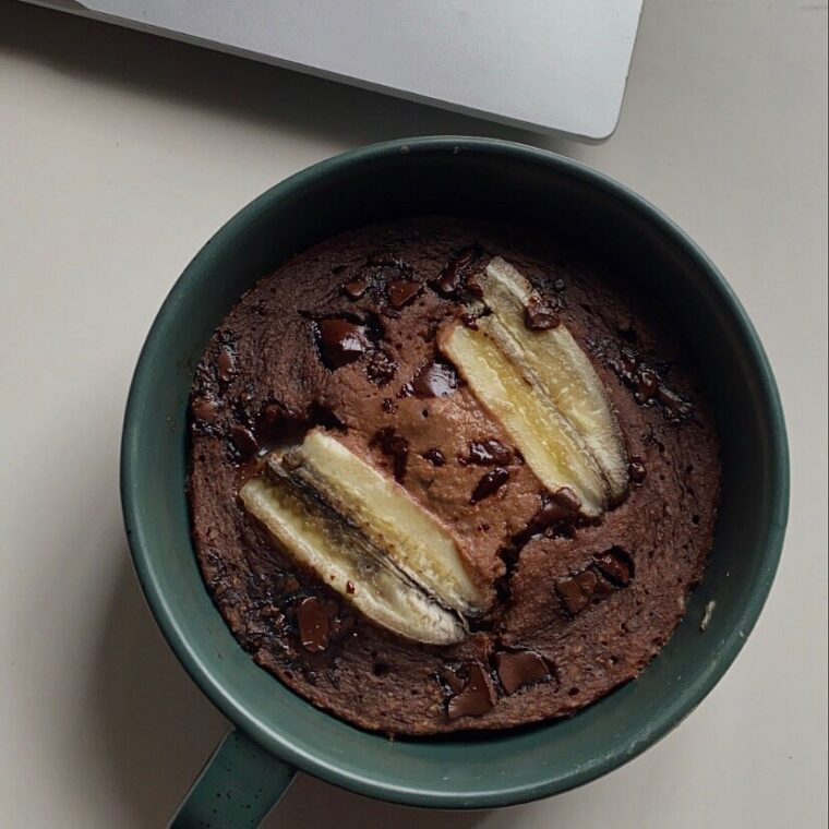 2 Minutes Choconana Mug Cake