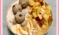 Apple & Protein Ballls Cauliflower Oatmeal