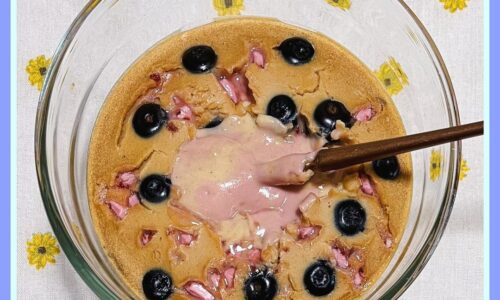 Berries Molten Baked Oats