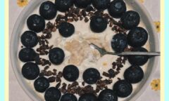 Blueberries & Lemon Chilled Oats