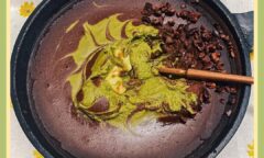 Chocolate & Matcha Baked Oats