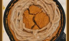Flourless Pumpkin Chestnut Pie