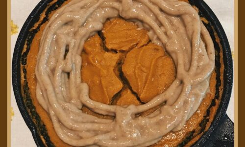 Flourless Pumpkin Chestnut Pie