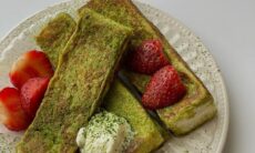 Matcha Cream Cheese French Toast Sticks