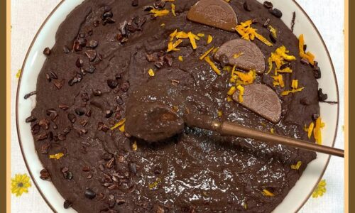 Orange Brownie Batter