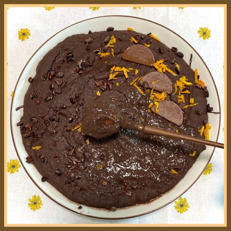 Orange Brownie Batter