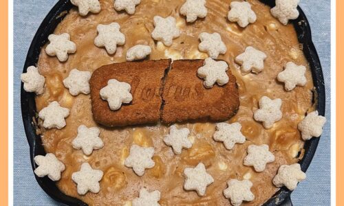Pb & Biscoff Chessy Pie Cake