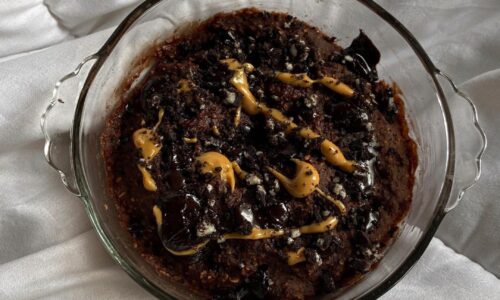 1 Minutes Choconana Crunch Oat Mug Cake