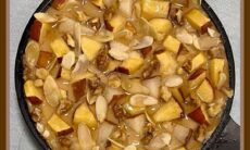 Apple & Pear Maple Nut Skillet Pie