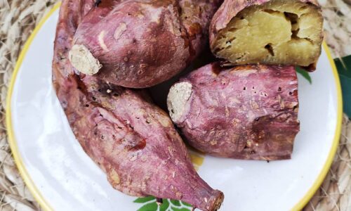 Baked Japanese Sweet Potatoes (Yaki Imo)