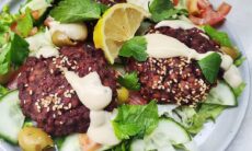 Baked Lentil Falafel