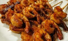 Barbecue Shrimp Satay