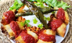 Beyti Kebab (Grilled Meat Wrapped In Flatbread)