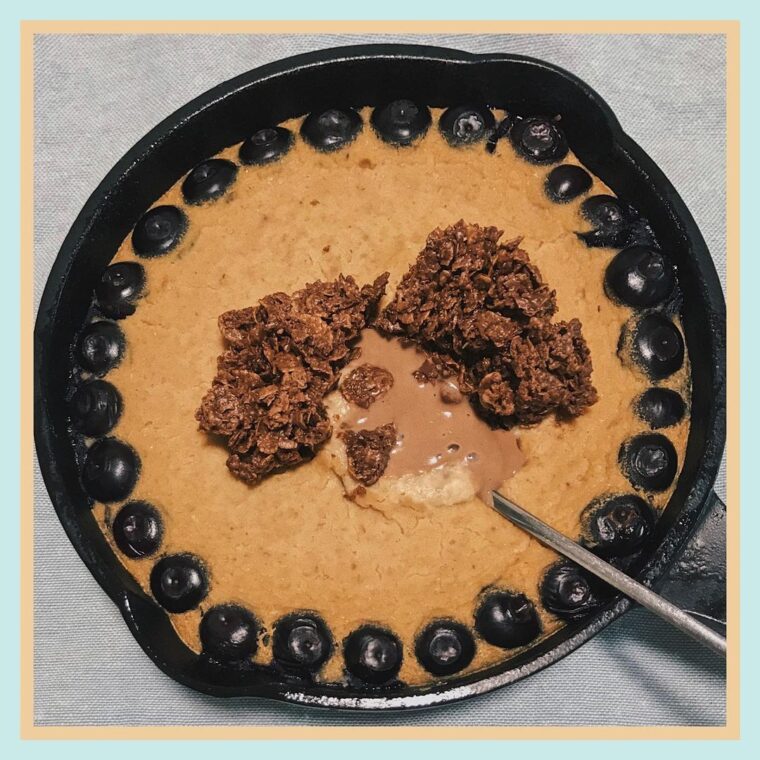 Blueberry Chocolate Cheesecake Proats