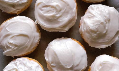 Carrot Cupcakes With Vanilla Frosting