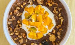 Choco Pumpkin Baked Oats