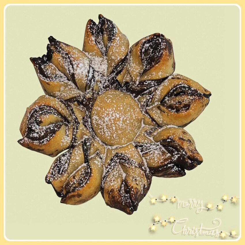 Christmas Chocolate Star Bread