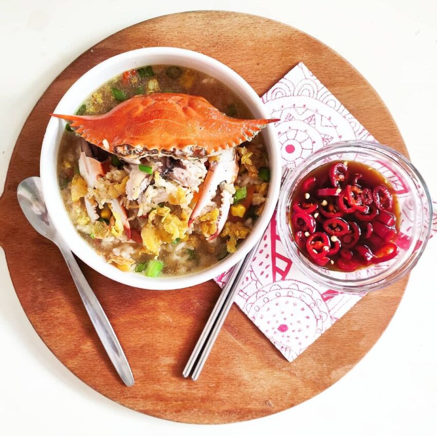 Crab Pao Fan (Teochew Submerged Rice With Crab)