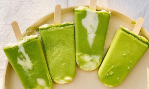 Creamy Coconut Matcha Pops