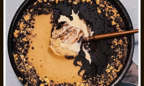 Double Oreo Cheesecake Baked Oats