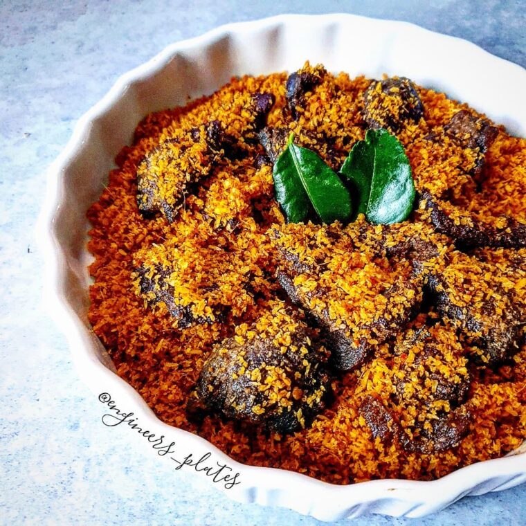 Empal Serundeng (Fried Beef With Shredded Coconut)