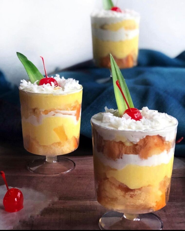Fast “N” Easy Pina Colada Triffle
