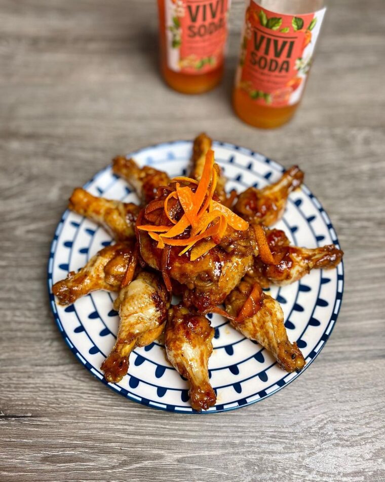 Ginger Orange Chicken Wings