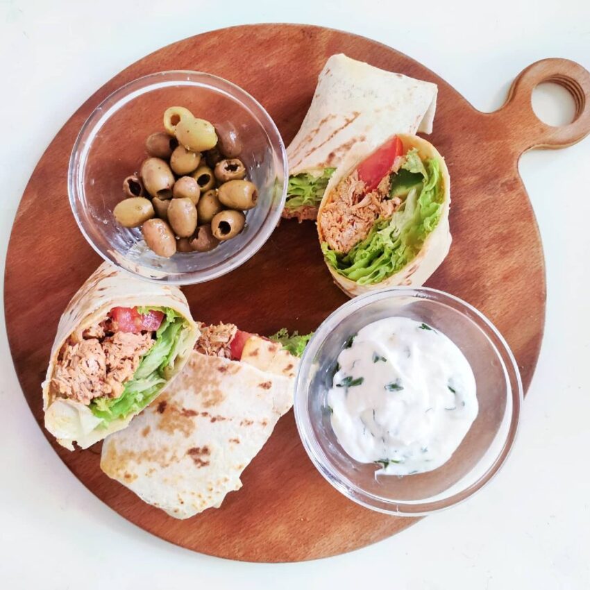 Harissa Chicken Wrap