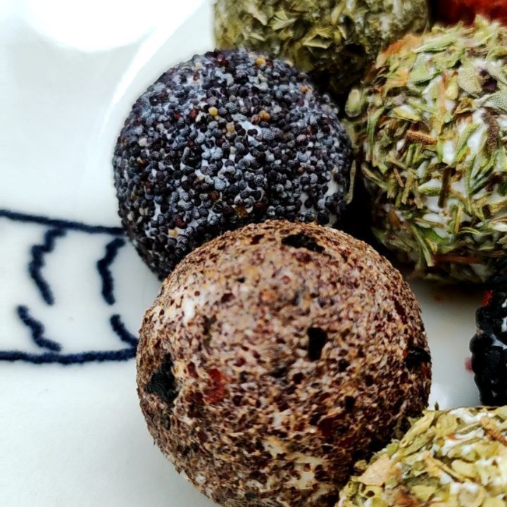 Homemade Labneh Balls
