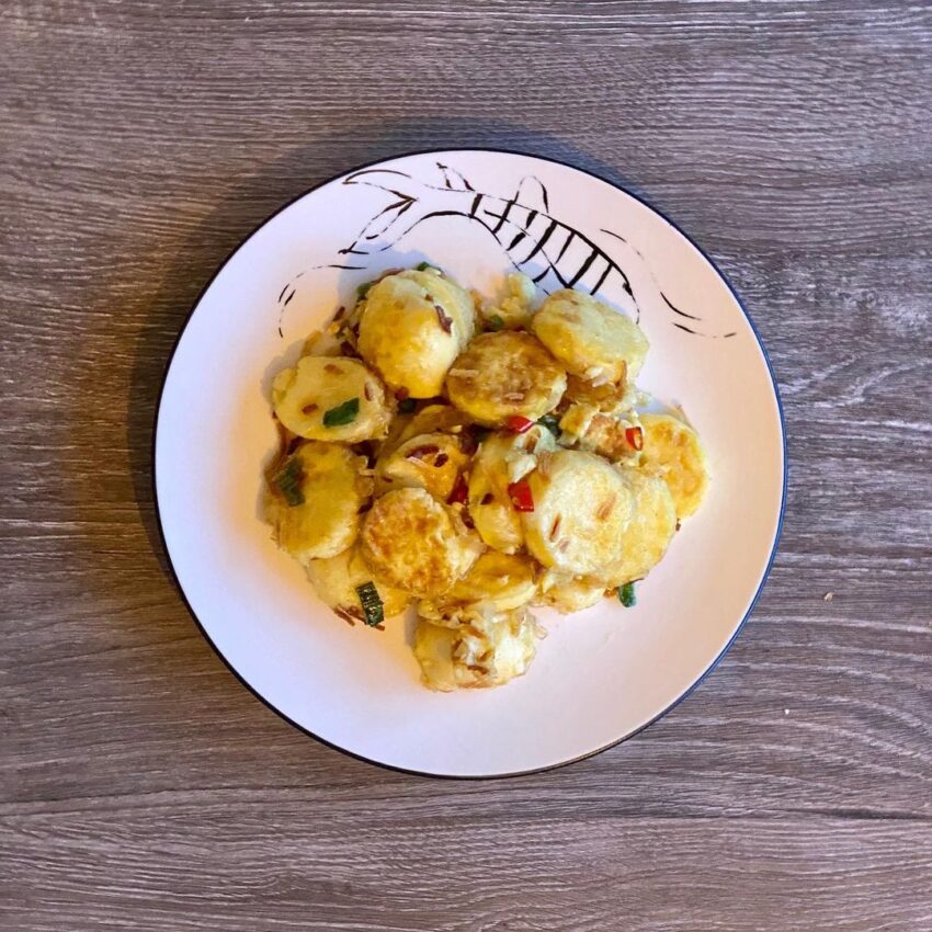 Hong Kong Style Egg Tofu With Spicy Salt