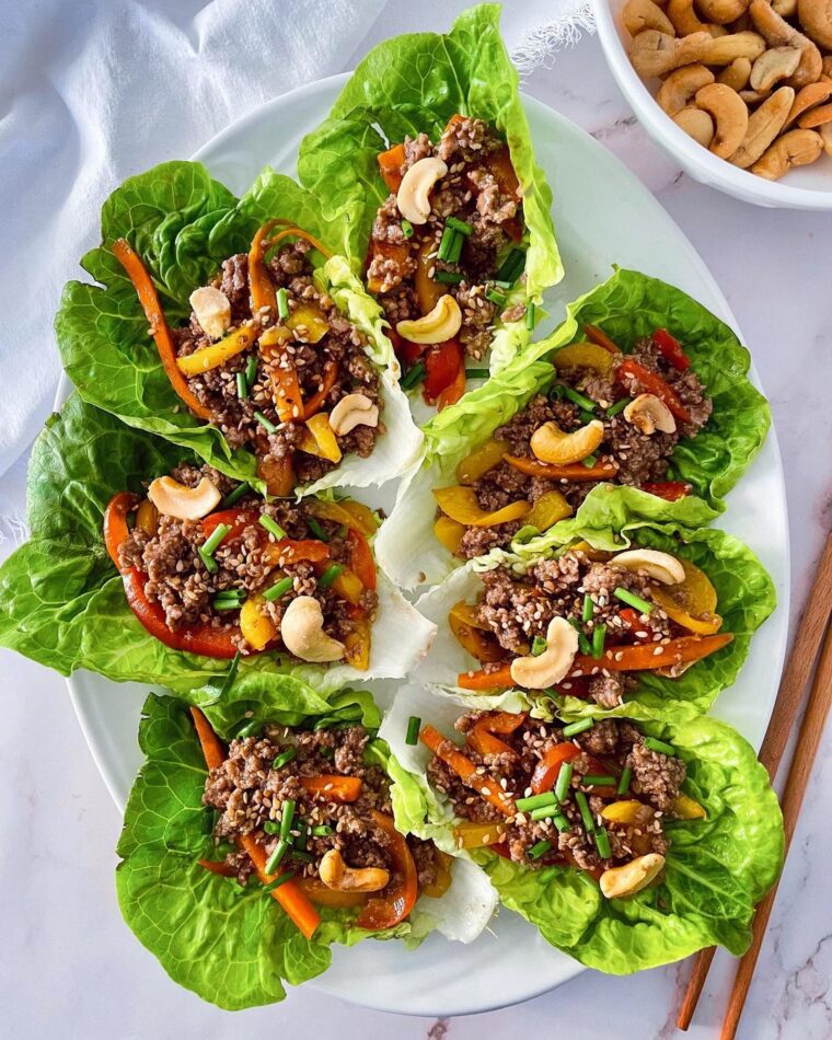 Korean Beef Lettuce Wraps