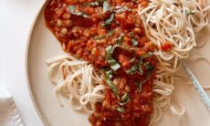 Lentil Bolognese Pasta