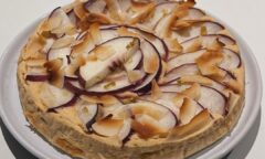 Lime & Nectarine Coconut Cake