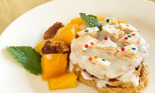 Mango Poptart Pancakes
