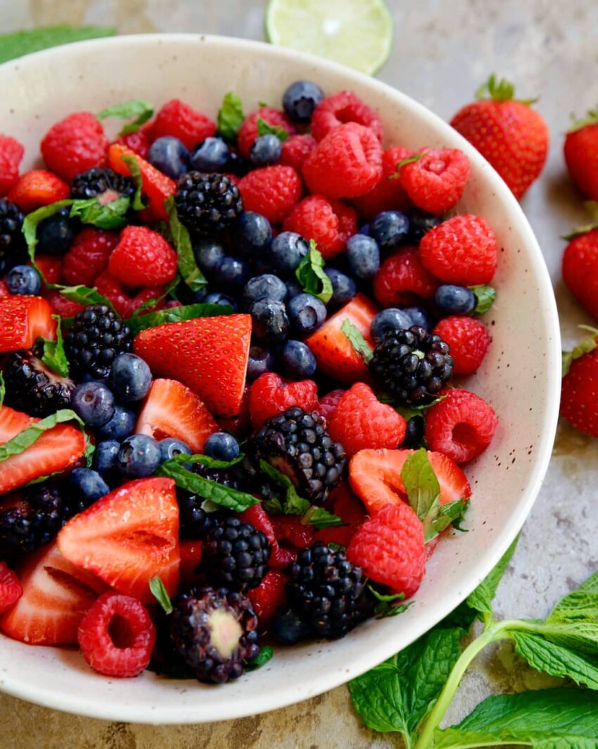 Mixed Berry Fruit Salad