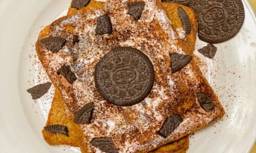 Oreo Tiramisu French Toast