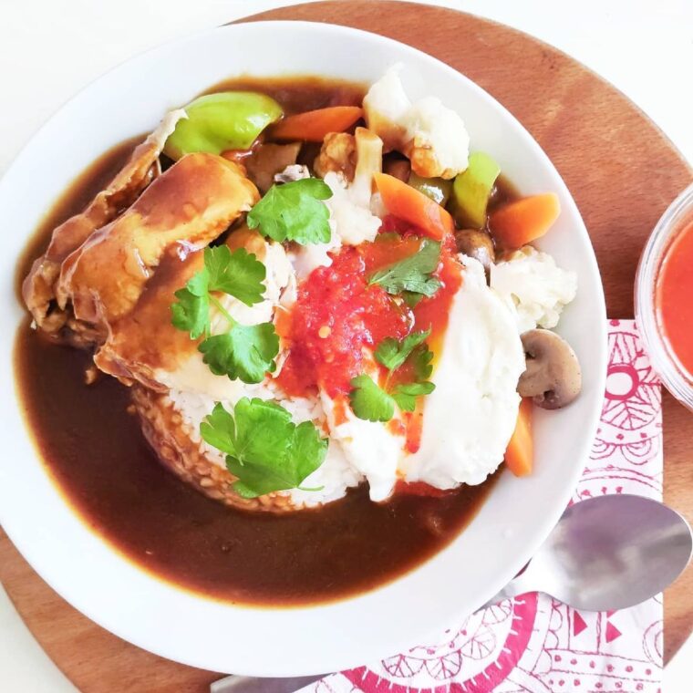 Oyster Sauce Chicken Rice