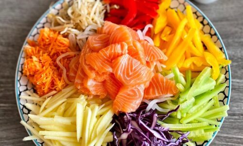 Prosperity Toss Salad (Yee Sang) - Main Dishes Recipes dari Apple