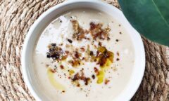 Roasted Cauliflower & Garlic Soup