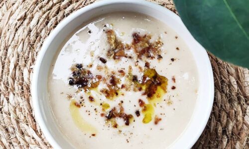 Roasted Cauliflower & Garlic Soup