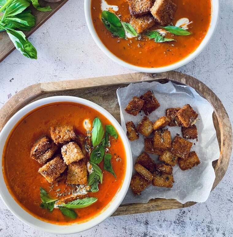 Roasted Cherry Tomato Soup