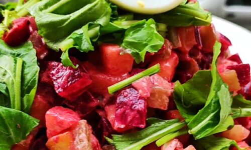 Rosolje (Estonian Beetroot & Potato Salad) - Main Dishes Recipes dari Apple