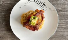 Scallion Oil Chicken With Instant Noodles
