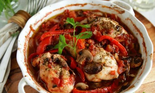 Slow Cooker Chicken Cacciatore