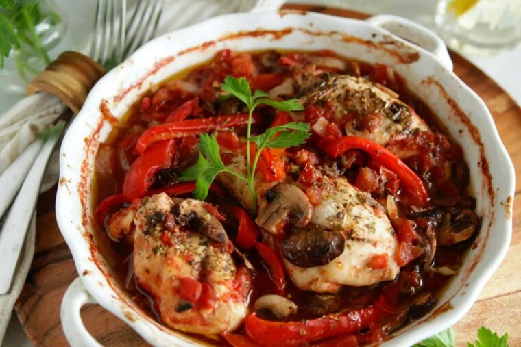 Slow Cooker Chicken Cacciatore