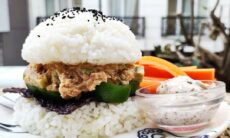 Spicy Tuna & Avocado Sushi Burger