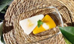 Thai Mango Coconut Jelly (Woon Mamuang)