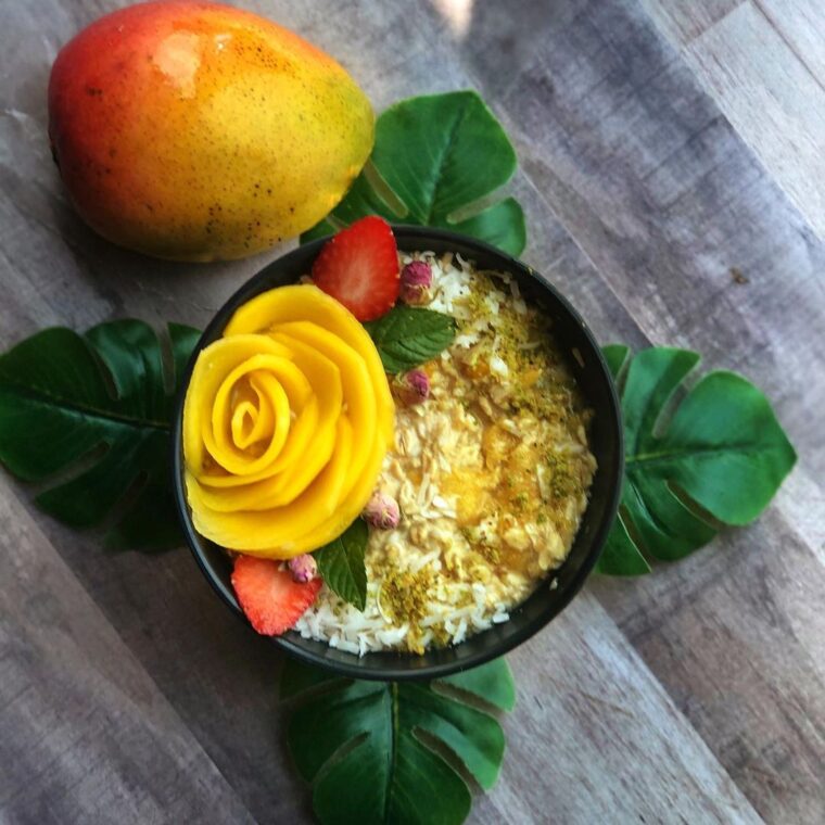 Tropical Mango Coconut Overnight Oats