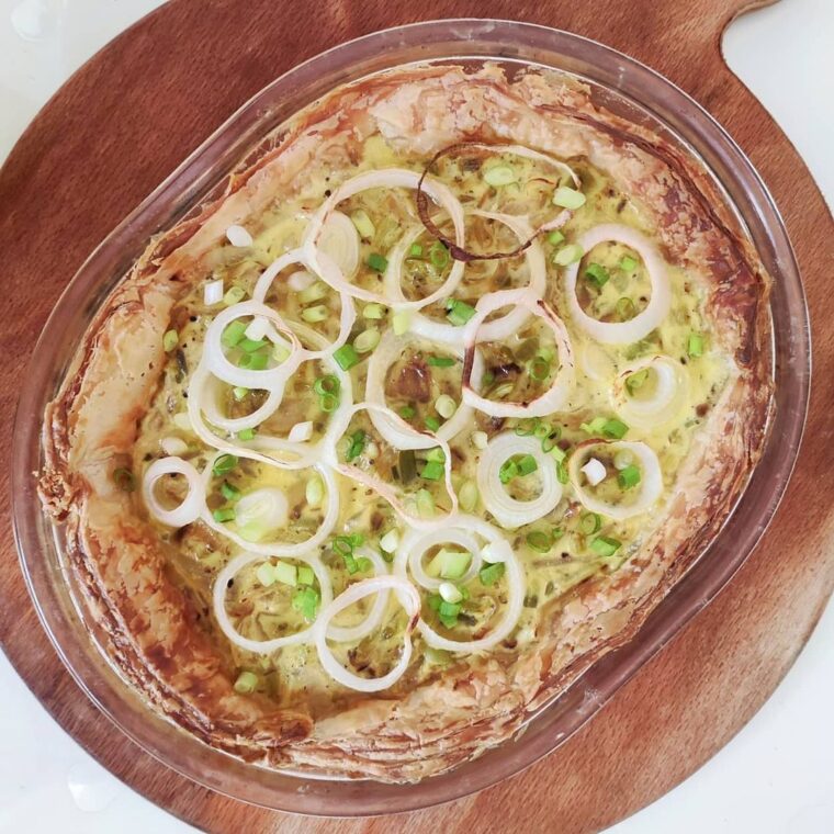 Vegetarian German Onion Tart